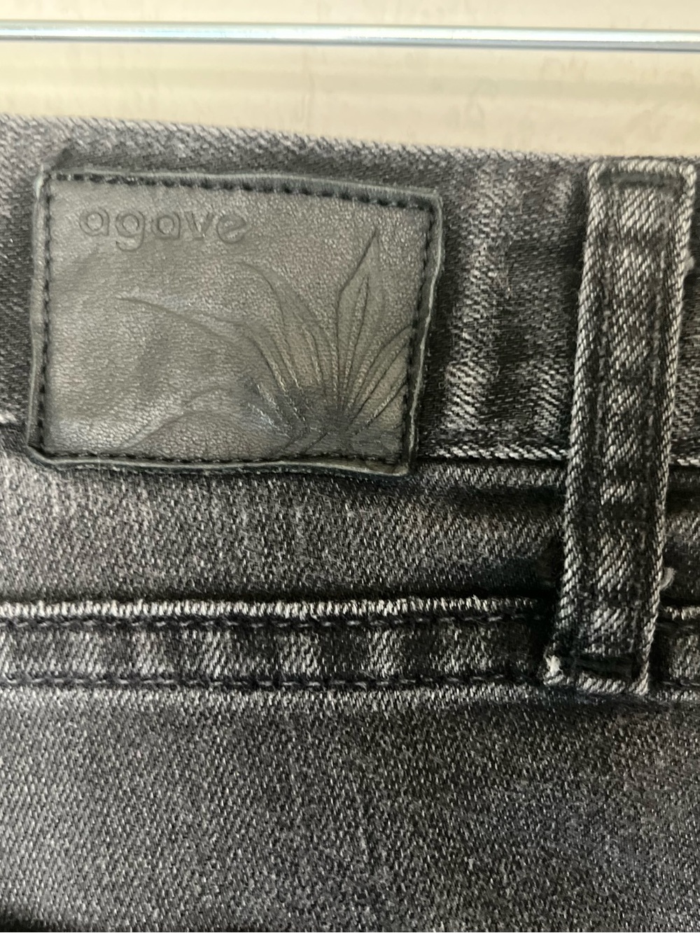 Agave Denim Copper Premium Men's Faded Black Jeans 36 Made in USA